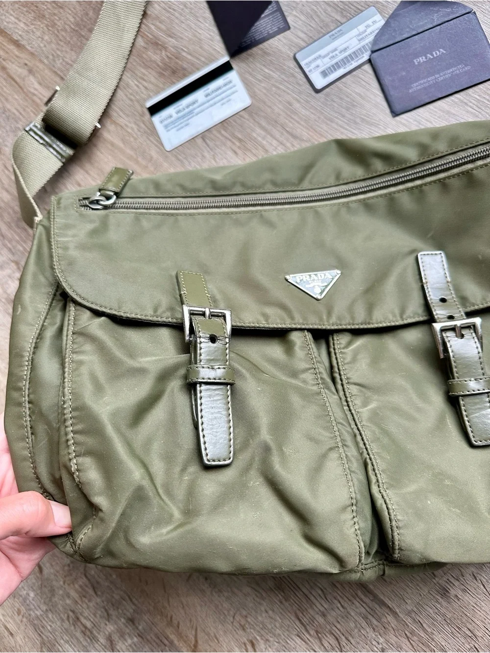 Prada nylon messenger